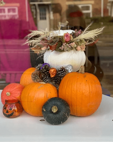 pumpkin display